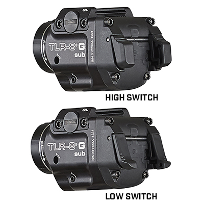 TLR-8® G sub | Rail Mounted Weapon Light with Green Laser 