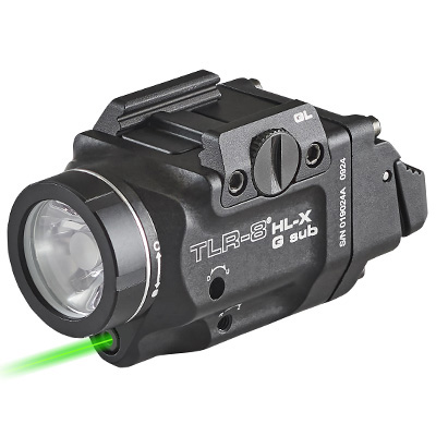 TLR-8® HL-X G SUB GUN LIGHT WITH GREEN LASER